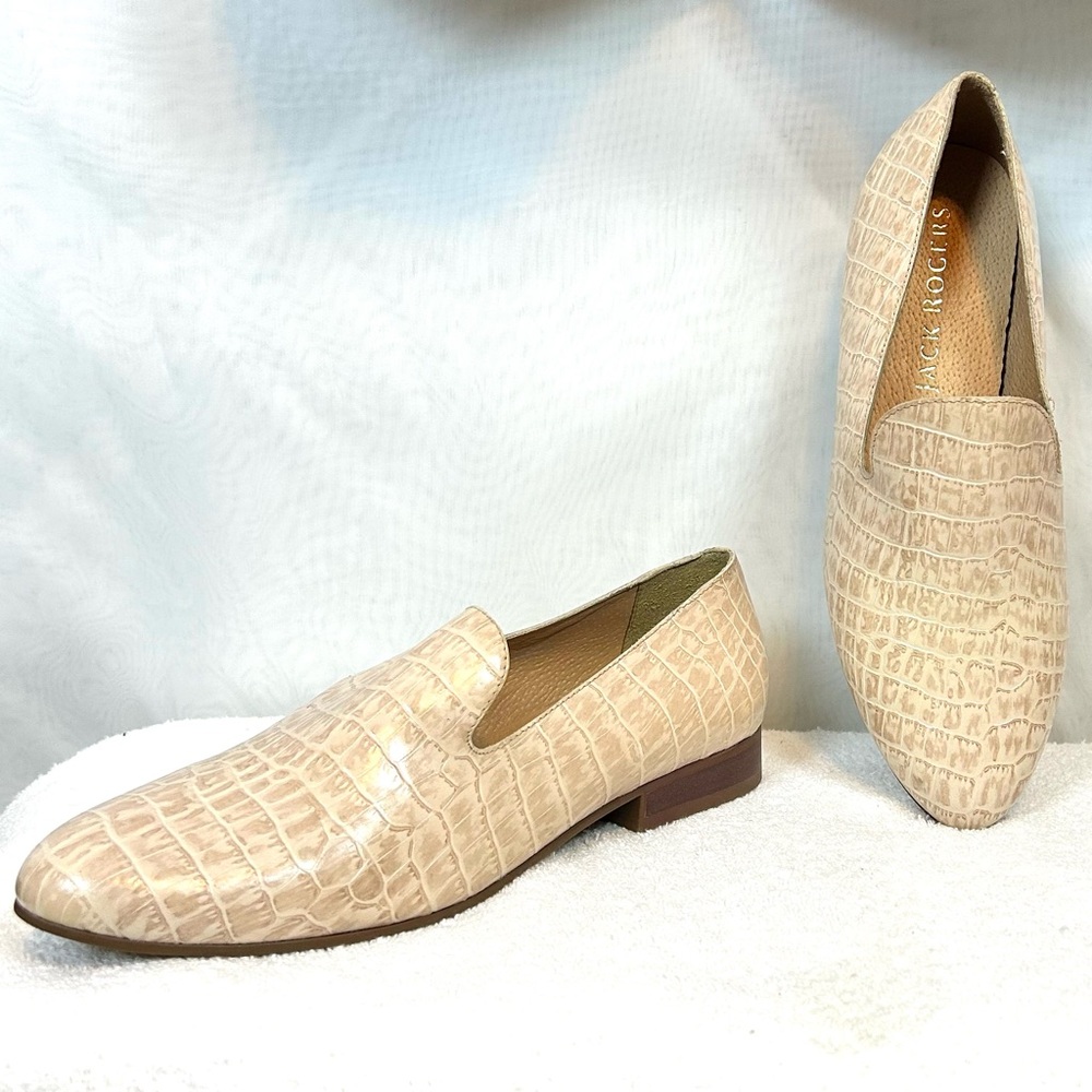NEW Jack Rogers Women’s Croc Loafers Shoes / Size 7